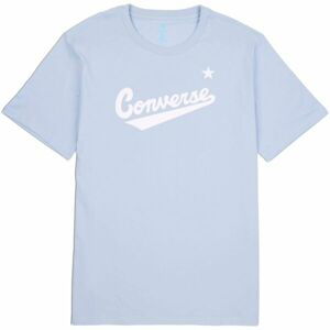 Converse CENTER FRONT LOGO TEE Pánske tričko, svetlomodrá, veľkosť S