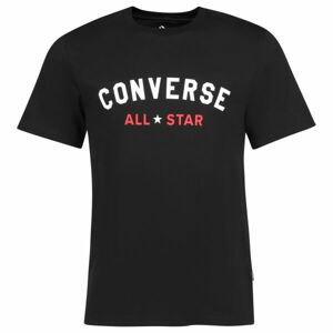 Converse ALL VARSITY GRAPHIC TEE Pánske tričko, čierna, veľkosť XXL