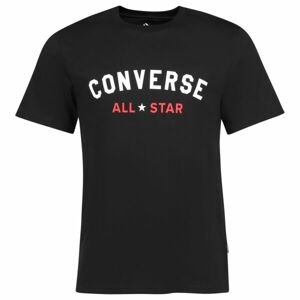 Converse ALL VARSITY GRAPHIC TEE Pánske tričko, čierna, veľkosť M
