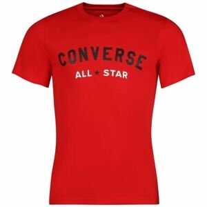 Converse ALL VARSITY GRAPHIC TEE Pánske tričko, červená, veľkosť XXL