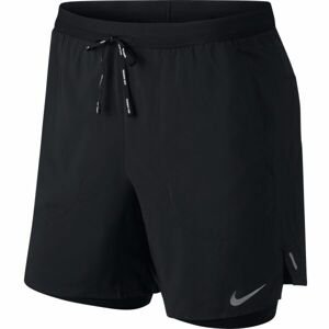 Nike 7 2-IN-1 RUNING SHORTS Pánske bežecké šortky, čierna, veľkosť XL