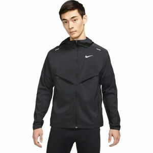 Nike WINDRUNNER Pánska bežecká bunda, čierna, veľkosť L