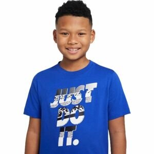 Nike U NSW TEE CORE BRANDMARK 1 Chlapčenské tričko, modrá, veľkosť L