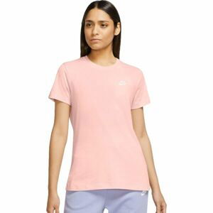 Nike NSW CLUB TEE W Dámske tričko, ružová, veľkosť XS
