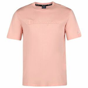 Champion CREWNECK T-SHIRT Pánske tričko, ružová, veľkosť XL