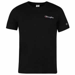 Champion CREWNECK T-SHIRT Pánske tričko, čierna, veľkosť L