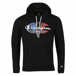 Champion HOODED SWEATSHIRT Pánska mikina, čierna, veľkosť L