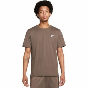 Nike SPORTSWEAR CLUB Pánske tričko, hnedá, veľkosť XXL