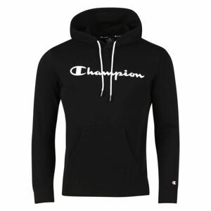 Champion HOODED SWEATSHIRT Pánska mikina, čierna, veľkosť S