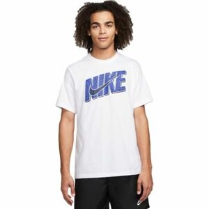 Nike NSW 12 MO SWSH/NK BLK TEE Pánske tričko, biela, veľkosť