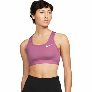 Nike SWOOSH BAND BRA NON PAD Dámska športová podprsenka, fialová, veľkosť L