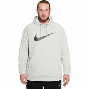 Nike DRY HOODIE PO SWOOSH M Pánska tepláková mikina, sivá, veľkosť XXL