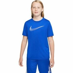 Nike NK DF HBR SS TOP Chlapčenské tričko, tmavo modrá, veľkosť L