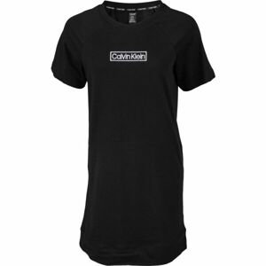 Calvin Klein LW S/S NIGHTSHIRT Dámska nočná košeľa, čierna, veľkosť XL