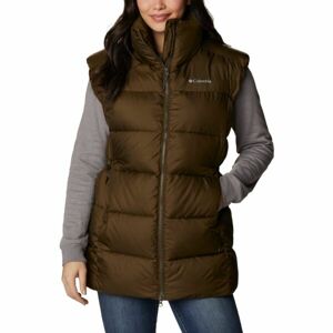 Columbia PUFFECT MID VEST Dámska vesta, khaki, veľkosť L