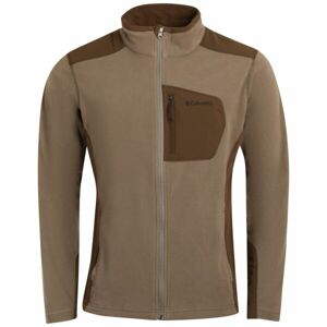 Columbia KLAMATH RANGE FULL ZIP Pánska bunda, khaki, veľkosť L