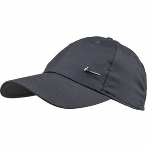 Nike NSW DF H86 METAL SWOOSH CAP U Šiltovka, tmavo sivá, veľkosť UNI