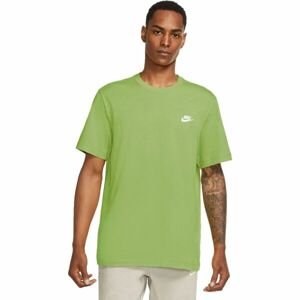 Nike SPORTSWEAR CLUB Pánske tričko, svetlo zelená, veľkosť XXL