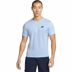 Nike SPORTSWEAR CLUB Pánske tričko, modrá, veľkosť XXL