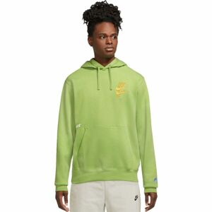 Nike M NSW SPE+BB PO HOODIE MF Pánska mikina, zelená, veľkosť