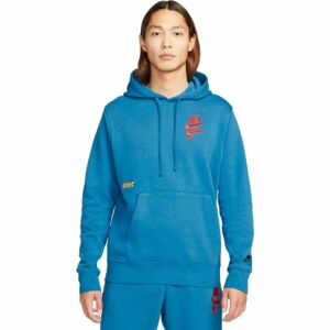 Nike M NSW SPE+BB PO HOODIE MF Pánska mikina, modrá, veľkosť S