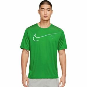 Nike M NK DF UV RUN DVN MILER GX SS Pánske bežecké tričko, zelená, veľkosť M