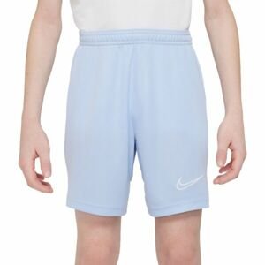 Nike DF ACD21 SHORT K Y Chlapčenské futbalové šortky, svetlomodrá, veľkosť M