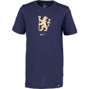 Nike CFC B NK VOICE TEE Chlapčenské tričko, tmavo modrá, veľkosť L