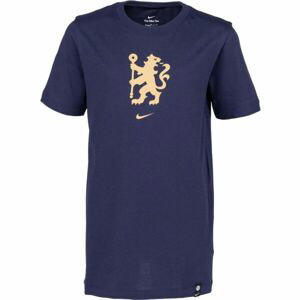 Nike CFC B NK VOICE TEE Chlapčenské tričko, tmavo modrá, veľkosť XL