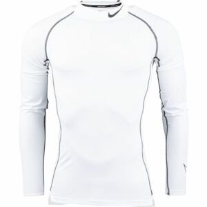Nike NP DF TIGHT LS MOCK M Pánske tréningové tričko, biela, veľkosť XXL