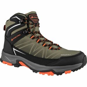 ALPINE PRO FOSSE MID Pánska outdoorová obuv, khaki, veľkosť