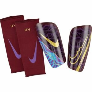 Nike MERCURIAL LITE Pánske futbalové chrániče, vínová, veľkosť S