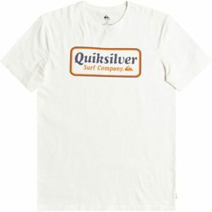 Quiksilver BORDER M TEES biela 2XL - Pánske tričko