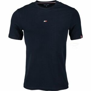 Tommy Hilfiger ESSENTIALS SMALL LOGO S/S Pánske tričko, tmavo modrá, veľkosť XL
