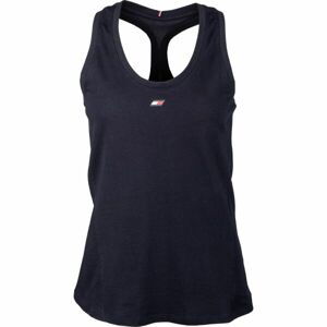 Tommy Hilfiger REGULAR TANK TOP Dámske tielko, tmavo modrá, veľkosť S