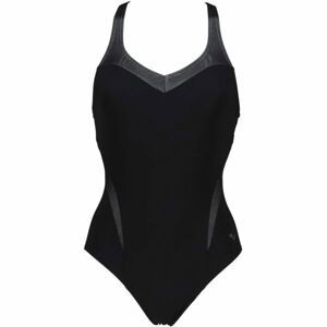 Arena ISABEL LIGHT CROSS BACK ONE PIECE Dámske plavky, čierna, veľkosť XS