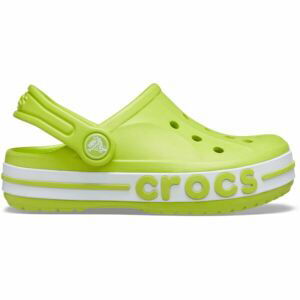 Crocs BAYABAND CLOG K Detské šľapky, zelená, veľkosť 22/23