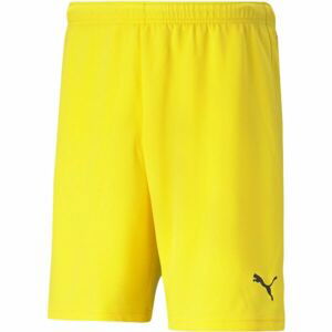 Puma TEAMRISE SHORT Pánske kraťasy, žltá, veľkosť L