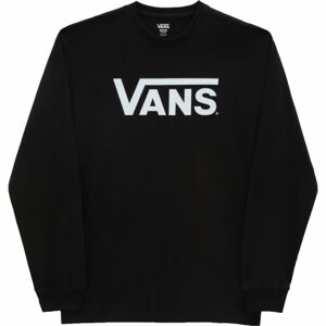 Vans CLASSIC Pánske tričko s dlhým rukávom, čierna, veľkosť XXL