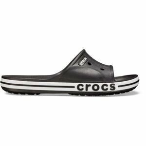 Crocs BAYABAND SLIDE Unisex šľapky, čierna, veľkosť 45/46