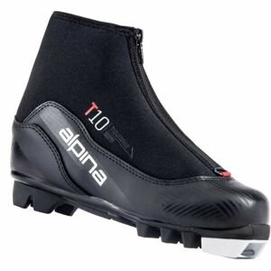 Alpina T 10 JR Detská obuv na bežecké lyžovanie, čierna, veľkosť