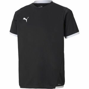Puma TEAM LIGA JERSEY JR Juniosrské futbalové tričko, čierna, veľkosť 116