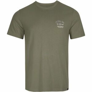 O'Neill STATE CHEST ARTWORK T-SHIRT Pánske tričko, khaki, veľkosť M