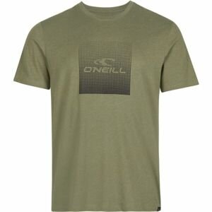 O'Neill GRADIENT CUBE T-SHIRT Pánske tričko, khaki, veľkosť L