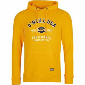 O'Neill STATE HOODIE Pánska mikina, žltá, veľkosť L