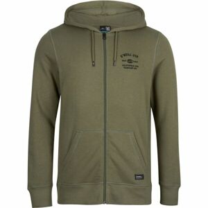 O'Neill STATE FZ HOODIE Pánska mikina, khaki, veľkosť L