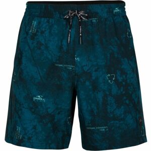 O'Neill ALL DAY PRINT HYBRID SHORTS Pánske šortky, tmavo modrá, veľkosť S