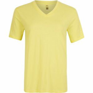 O'Neill ESSENTIALS V-NECK T-SHIRT Dámske tričko, žltá, veľkosť M