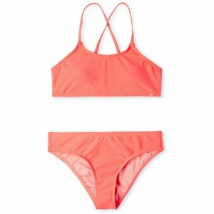 O'Neill ESSENTIAL BIKINI Dievčenské dvojdielne plavky, oranžová, veľkosť 128