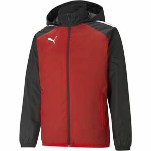 Puma TEAMLIGA ALL WEATHER JACKET Pánska bunda, červená, veľkosť L